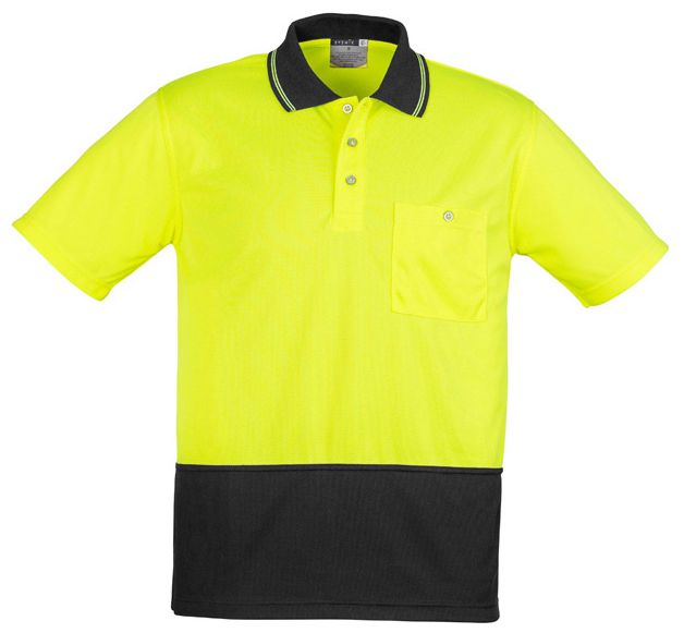 Syzmik Unisex Hi Vis Basic Spliced Polo - Short Sleeve