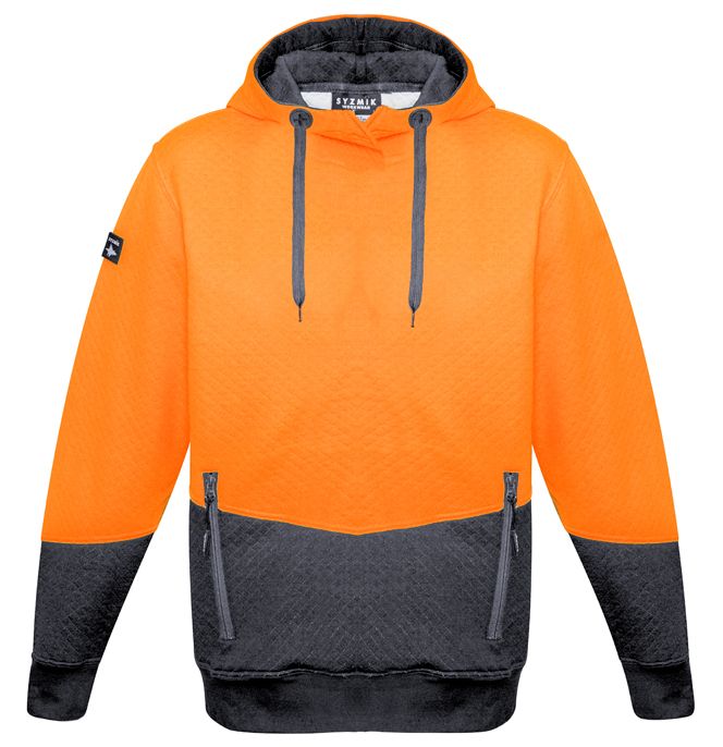 Syzmik Unisex Hi Vis Textured Jacquard Hoodie