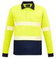 Syzmik Unisex Hi Vis Segmented Long Sleeve Polo - Hoop Taped