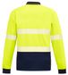 Syzmik Unisex Hi Vis Segmented Long Sleeve Polo - Hoop Taped