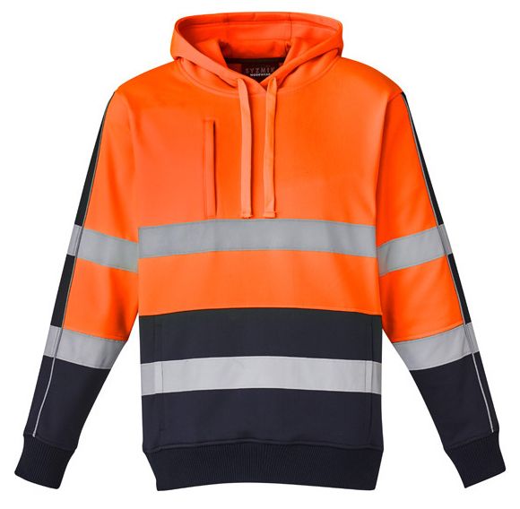 Syzmik Unisex Hi Vis Stretch Taped Hoodie