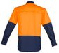 Syzmik Mens Hi Vis Closed Fire Resistant Long Sleeve Shirt