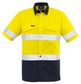 Syzmik Mens Rugged Cooling Taped Hi Vis Spliced Short Sleeve Shirt