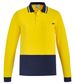 Syzmik Mens Hi Vis Cotton Long Sleeve Polo