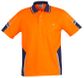 Syzmik Mens Hi Vis Squad Short Sleeve Polo