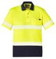 Syzmik Unisex Hi Vis Segmented Short Sleeve Polo - Hoop Taped