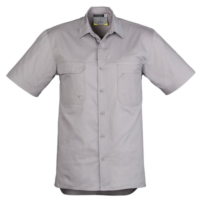 Syzmik Mens Light Weight Tradie Short Sleeve Shirt