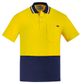 Syzmik Mens Hi Vis Cotton Short Sleeve Polo