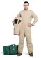 40Cal Premium Light Weight Jacket Bib Overalls, Lift Front, Clear Lens, Bag