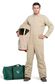 40Cal Premium Light Weight Jacket Bib Overalls, Lift Front, Clear Lens, Bag