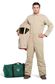 40Cal Premium Light Weight Jacket Bib Overalls, Lift Front, Clear Lens, Bag