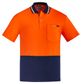 Syzmik Mens Hi Vis Cotton Short Sleeve Polo