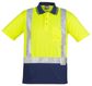 Syzmik Mens Hi Vis Spliced Polo - Short Sleeve Shoulder Taped