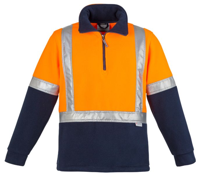 Syzmik Hi Vis Polar Fleece Jumper - Shoulder Taped