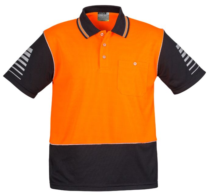 Syzmik Mens Hi Vis Zone Polo