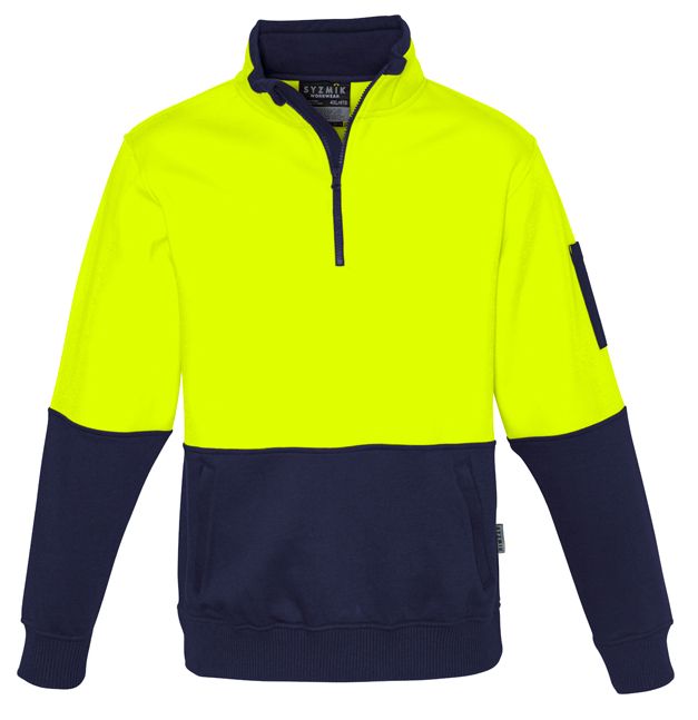 Syzmik Unisex Hi Vis Half Zip Pullover