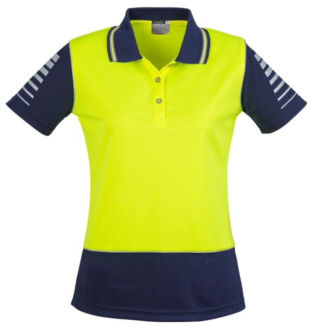 Syzmik Womens Hi Vis Zone Polo