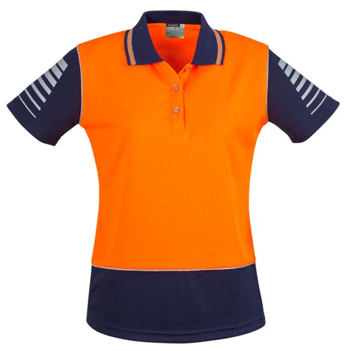 Syzmik Womens Hi Vis Zone Polo