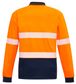 Syzmik Unisex Hi Vis Segmented Long Sleeve Polo - Hoop Taped