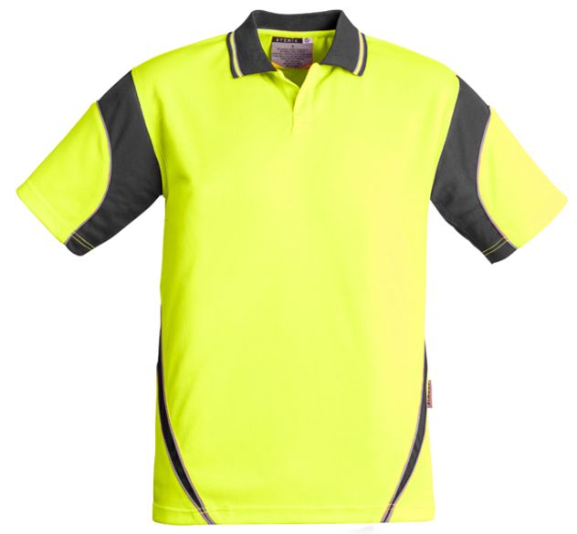 Syzmik Mens Hi Vis Aztec Polo - Short Sleeve