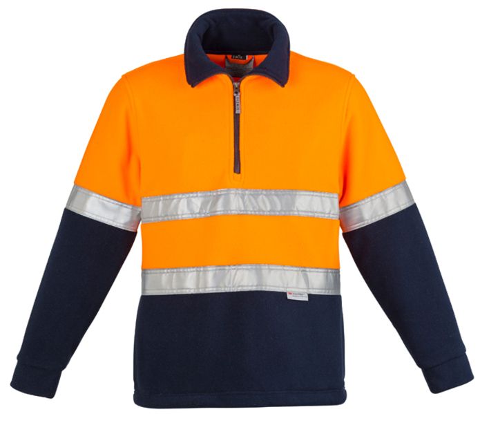 Syzmik Hi Vis Polar Fleece Jumper - Hoop Taped