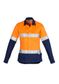 Syzmik Womens Hi Vis Spliced Industrial Shirt - Hoop Taped