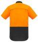 Syzmik Mens Rugged Cooling Hi Vis Spliced Short Sleeve Shirt