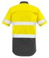 Syzmik Mens Rugged Cooling Taped Hi Vis Spliced Short Sleeve Shirt