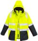 Syzmik Mens Hi Vis 4 in 1 Waterproof Jacket