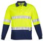 Syzmik Mens Hi Vis Spliced Polo - Long Sleeve Hoop Taped