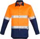 Syzmik Mens Hi Vis Spliced Industrial Shirt - Hoop Taped