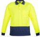 Syzmik Unisex Hi Vis Basic Spliced Polo - Long Sleeve