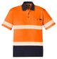 Syzmik Unisex Hi Vis Segmented Short Sleeve Polo - Hoop Taped
