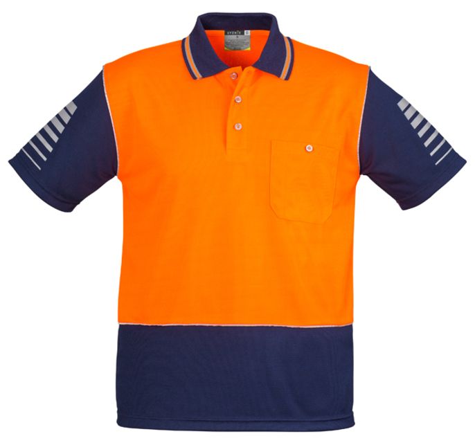 Syzmik Mens Hi Vis Zone Polo