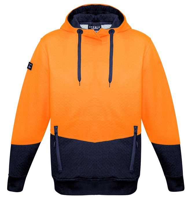 Syzmik Unisex Hi Vis Textured Jacquard Hoodie
