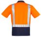 Syzmik Mens Hi Vis Spliced Polo - Short Sleeve Shoulder Taped