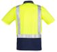 Syzmik Mens Hi Vis Spliced Polo - Short Sleeve Shoulder Taped