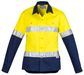 Syzmik Womens Hi Vis Spliced Industrial Shirt - Hoop Taped