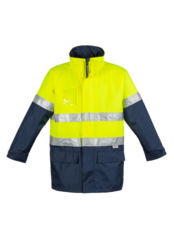 Syzmik Mens Hi Vis Waterproof Lightweight Jacket