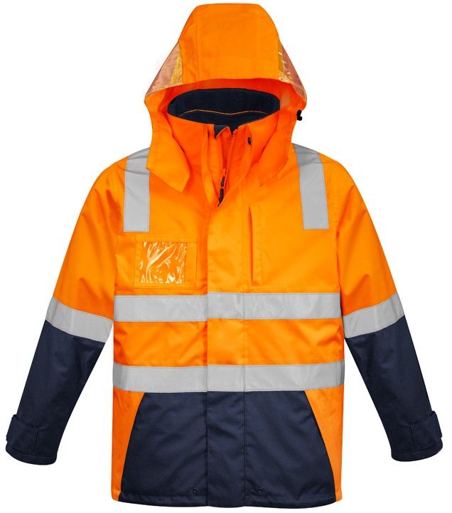 Mens hi vis hot sale waterproof jacket