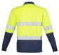 Syzmik Mens Hi Vis Spliced Polo - Long Sleeve Hoop Taped