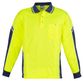 Syzmik Mens Hi Vis Squad Long Sleeve Polo