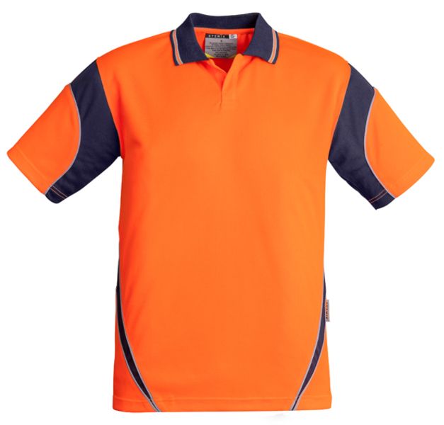 Syzmik Mens Hi Vis Aztec Polo - Short Sleeve