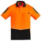 Syzmik Mens Hi Vis Flux Short Sleeve Polo