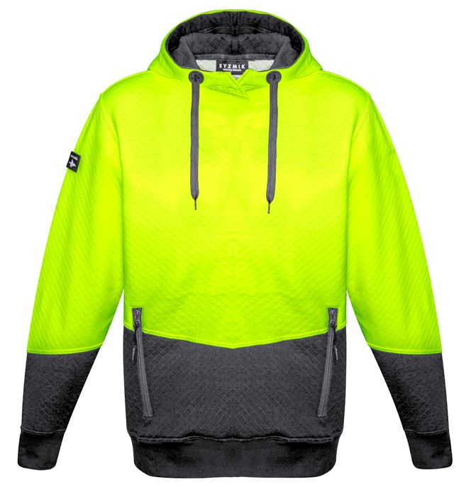 Syzmik Unisex Hi Vis Textured Jacquard Hoodie