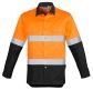 Syzmik Mens Hi Vis Spliced Industrial Shirt - Hoop Taped
