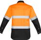 Syzmik Mens Hi Vis Spliced Industrial Shirt - Hoop Taped
