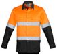 Syzmik Mens Hi Vis Spliced Industrial Shirt - Hoop Taped