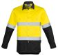 Syzmik Mens Hi Vis Spliced Industrial Shirt - Hoop Taped