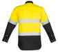 Syzmik Mens Hi Vis Spliced Industrial Shirt - Hoop Taped